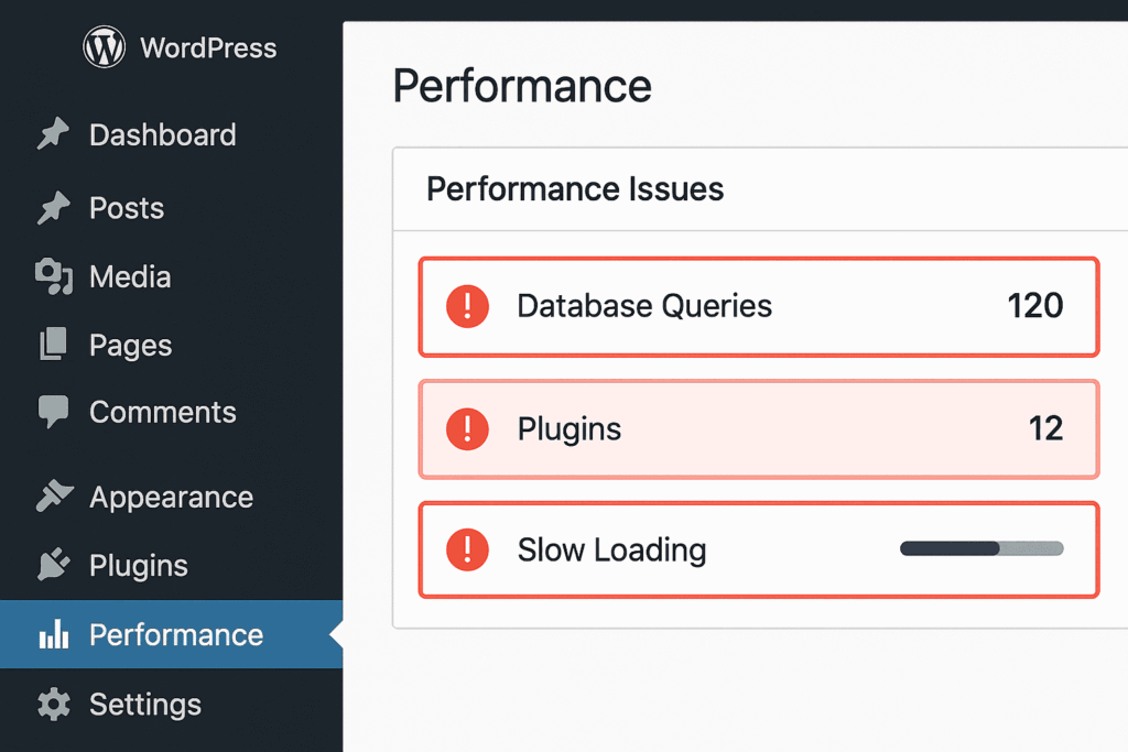 slow WordPress dashboard fix - fix WordPress admin lag
