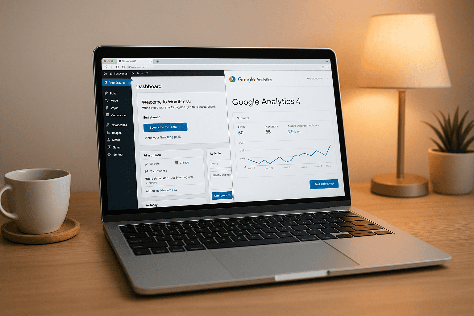 add GA4 to WordPress - install google analytics 4 wordpress 2025