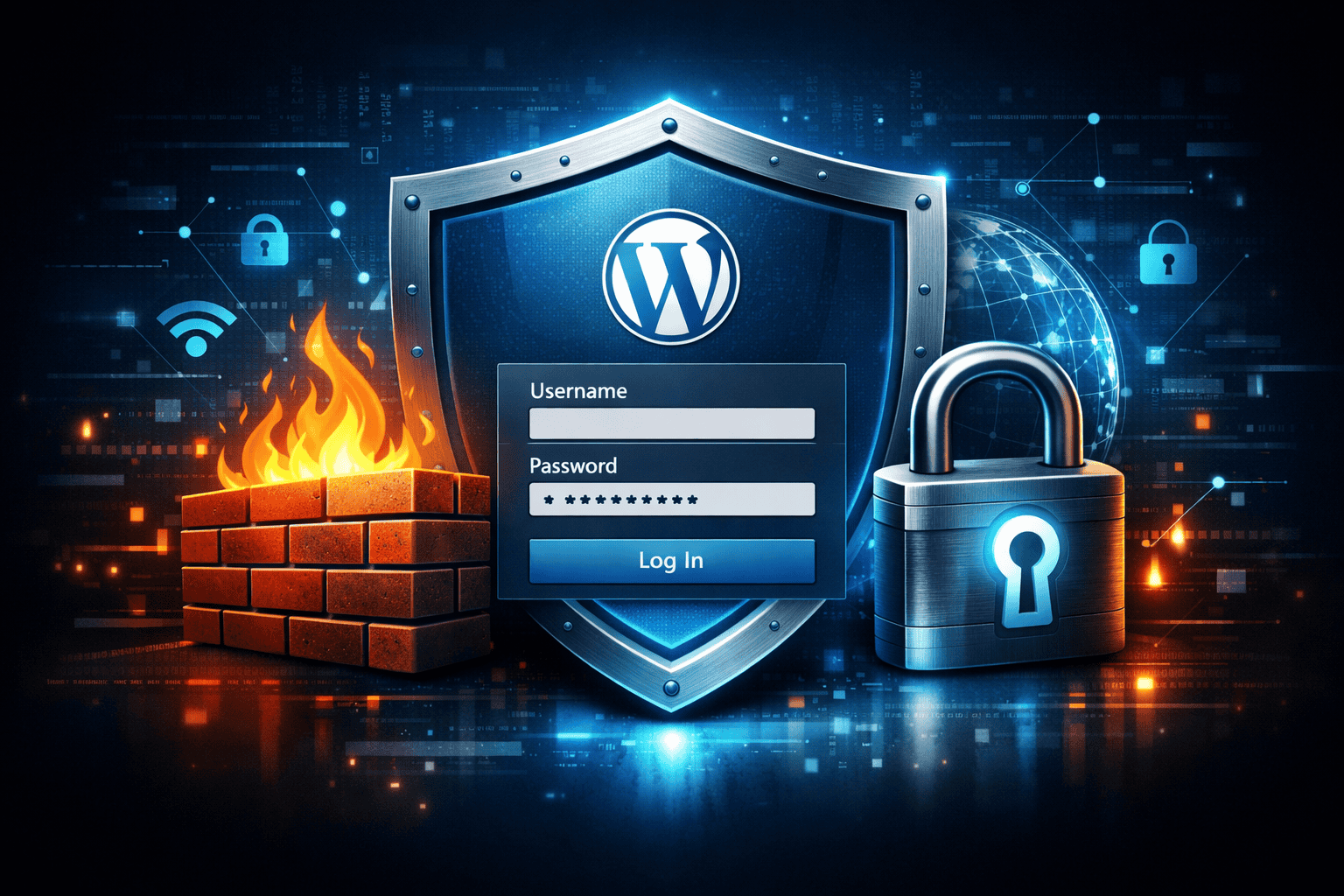 secure WordPress login page - protect WordPress login